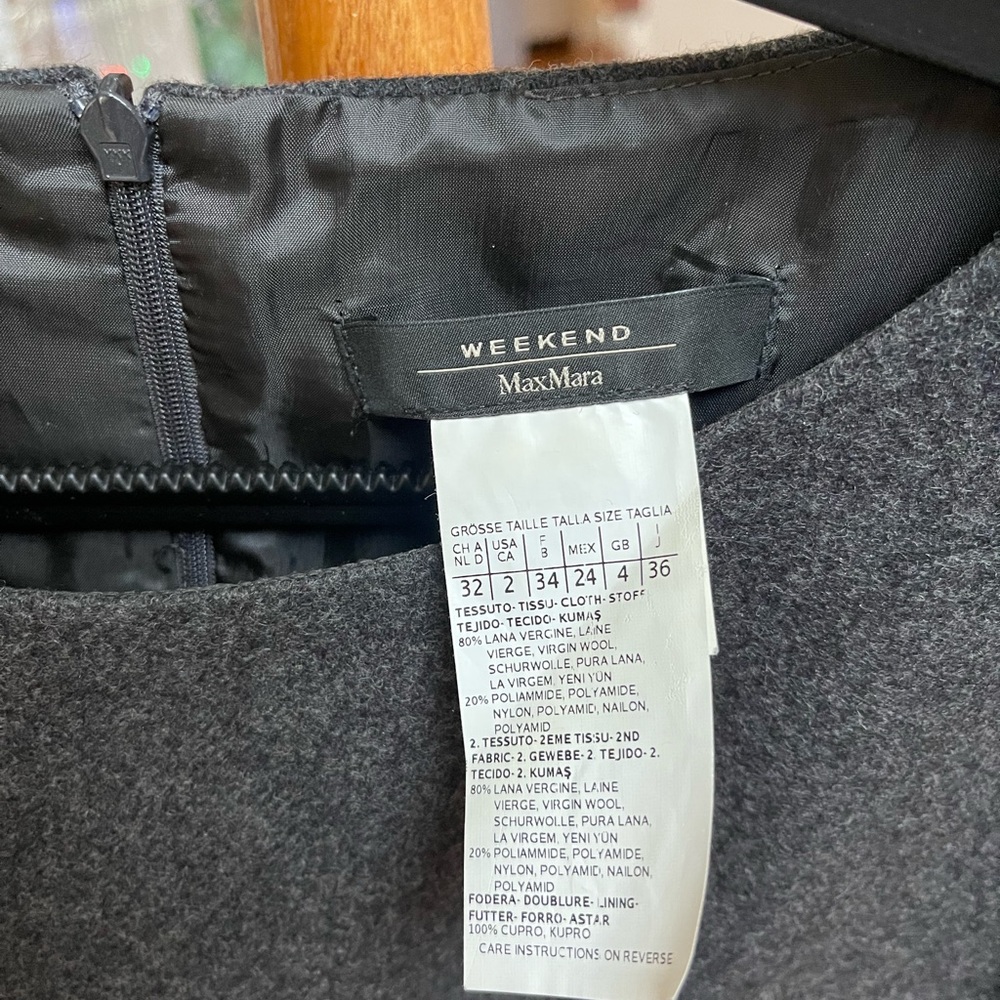 Maxmara wool dress size 2